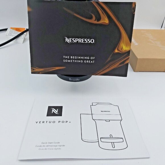 Nespresso Vertuo Pop+ Dark Grey Coffee Espresso Maker Breville Compact 5 Size - Picture 8 of 12